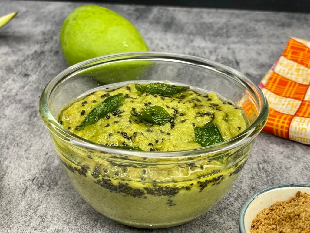 Raw Mango Coconut Chutney - Meghna Food Magic