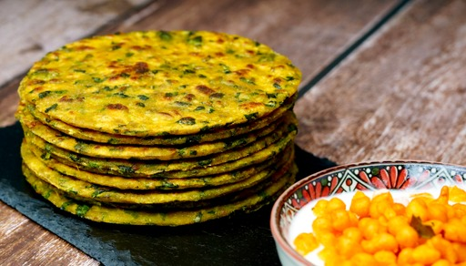 Sprouted Moong Paratha