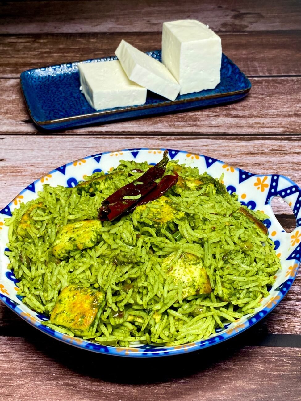 Palak Paneer Pulav