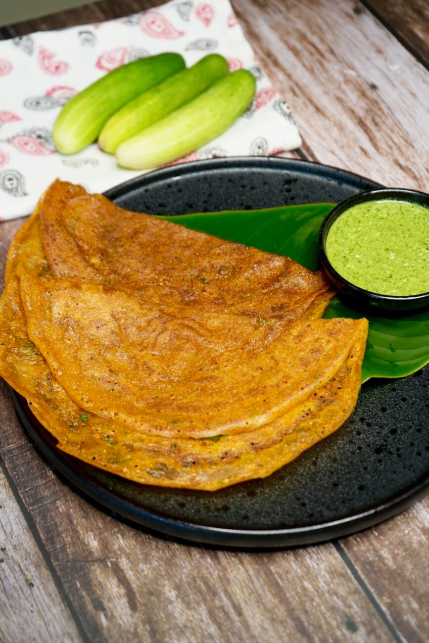 Cucumber Suji Dosa