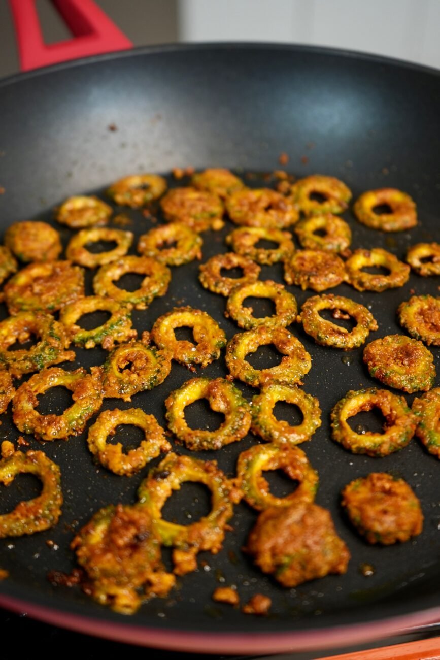 Crispy Karela Rings