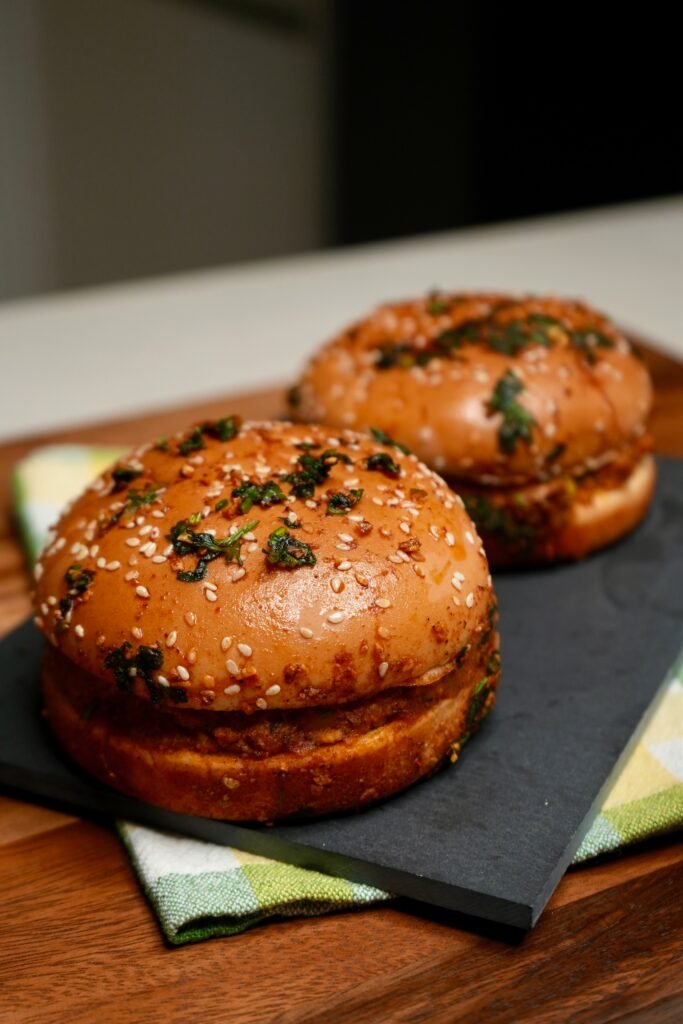 Desi Tawa Burger - Meghna Food Magic