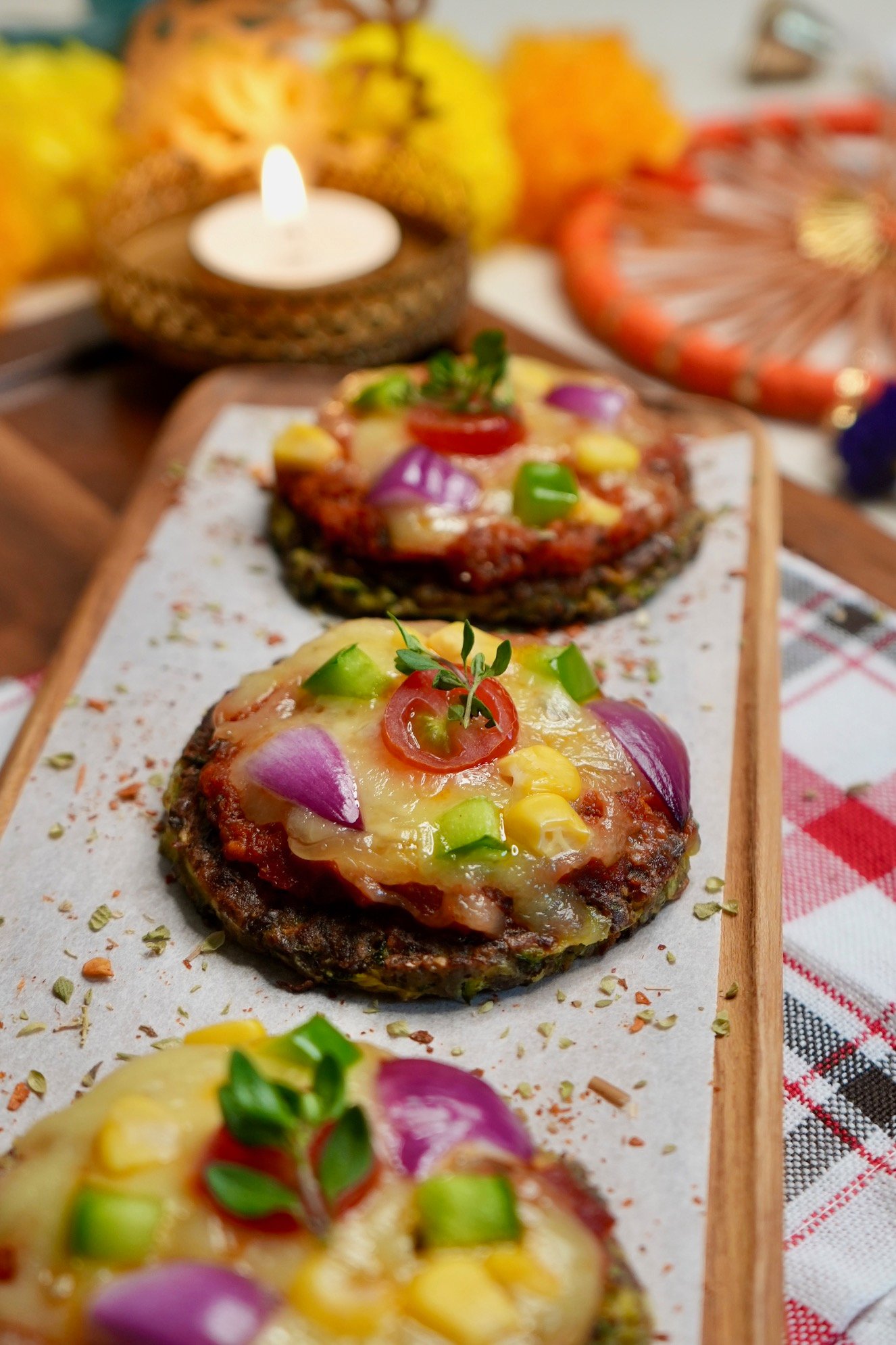 No Carbs Pizza - Meghna Food Magic