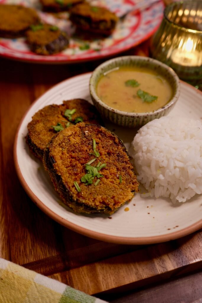 Crispy Baingan Fry - Meghna Food Magic