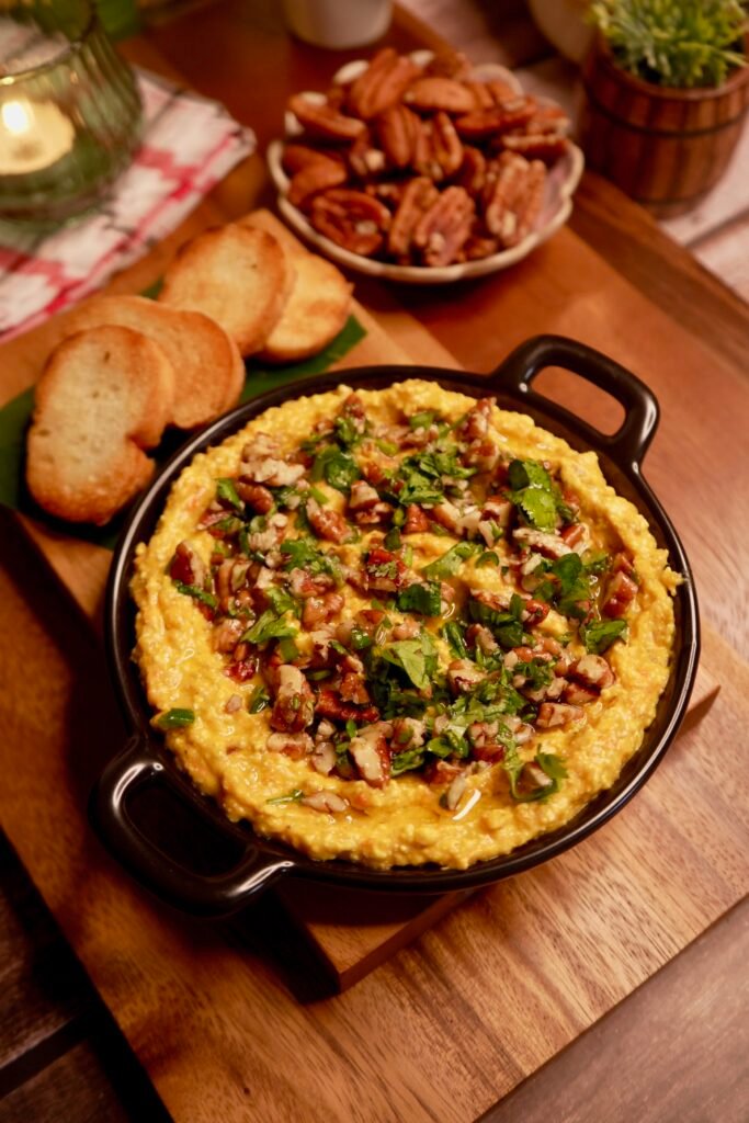 Roasted Pumpkin Pecan Nuts Dip Recipe | Meghna's Food Magic