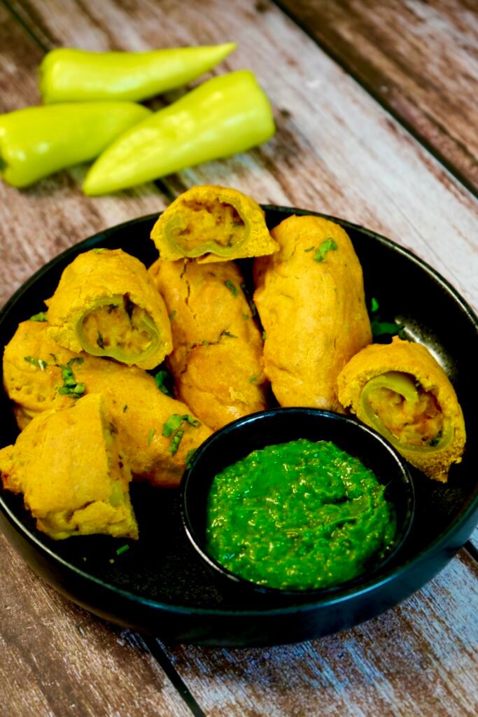Stuffed Mirchi Vada - Meghna Food Magic