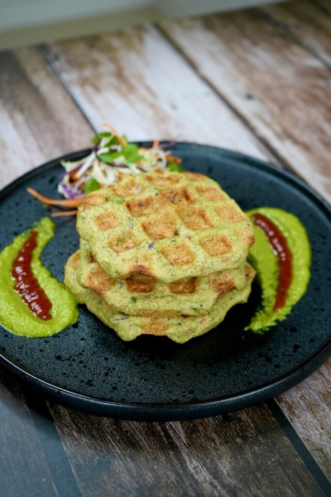 Moong Waffles - Meghna Food Magic