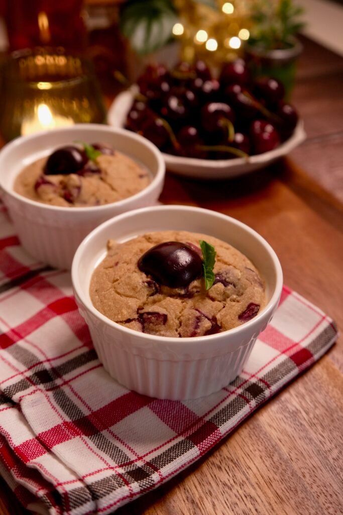 Cherry Baked Oats - Meghna Food Magic