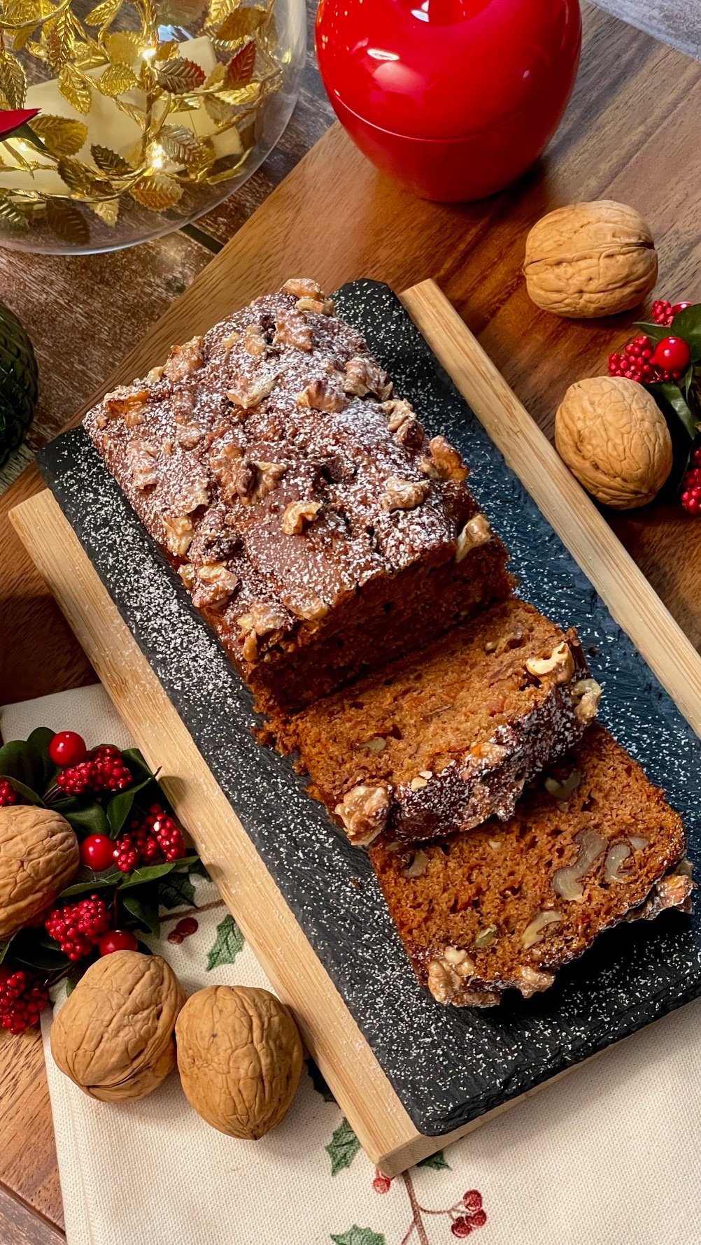 Walnut Carrot Cake - Meghna Food Magic