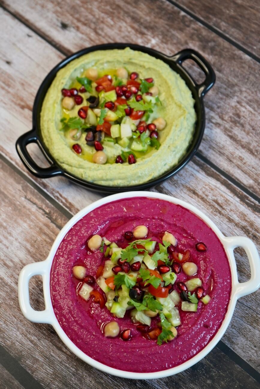 Beetroot & Chutney Hummus