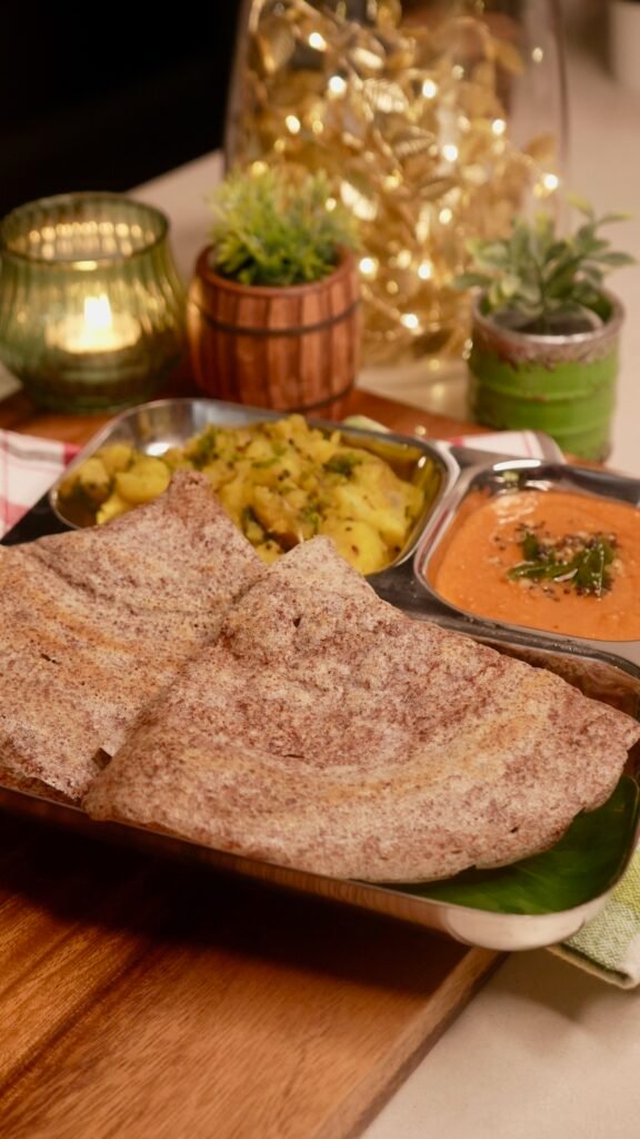 Ragi Moong Dosa - Meghna Food Magic