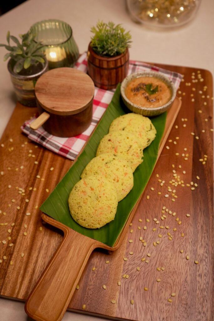 Moong Dal Idli - Meghna Food Magic