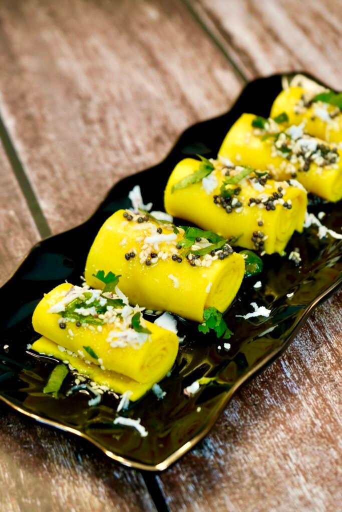 Khandvi - Meghna Food Magic