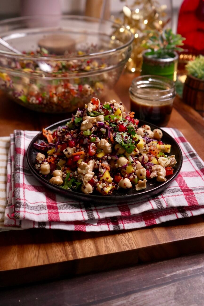 Mango Quinoa Salad with Balsamic Dressing