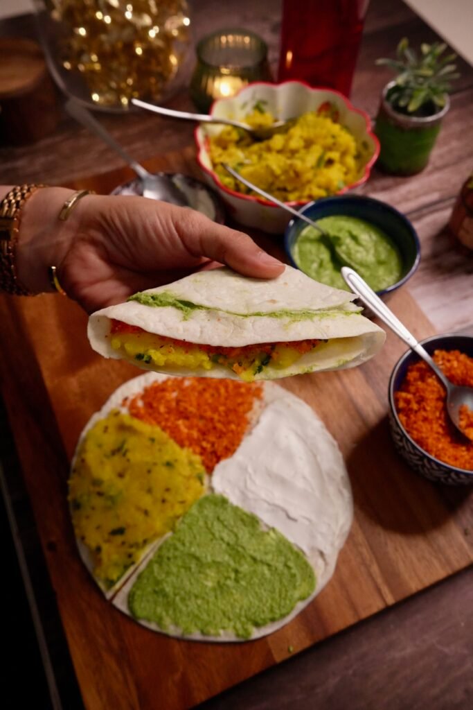 Vada Pav Wrap - Meghna Food Magic