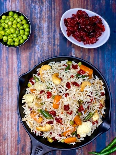 Veg Cranberry Pulao