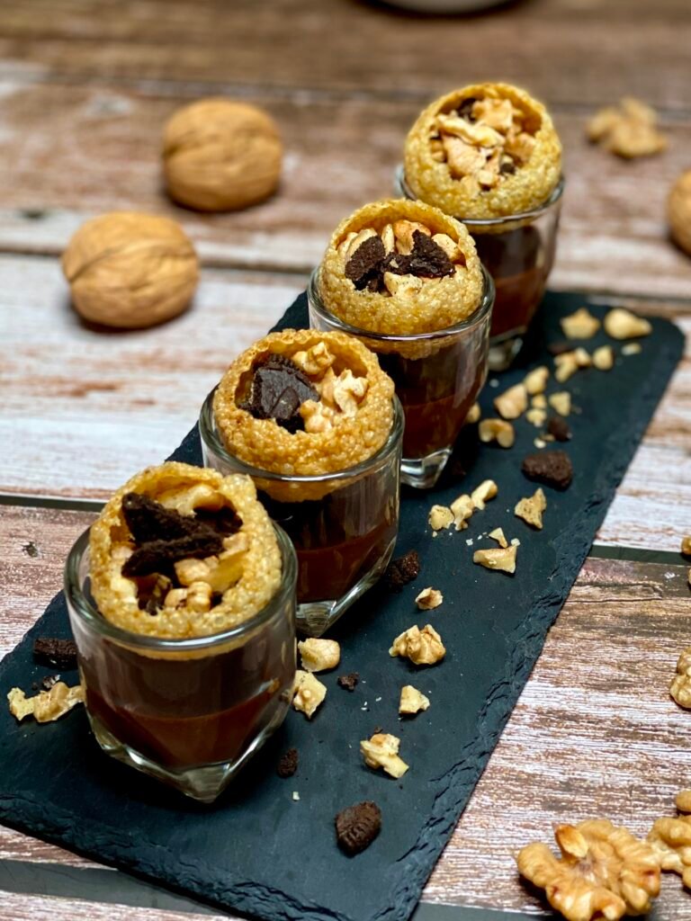 Chocolate Walnut Pani Puri - Meghna Food Magic