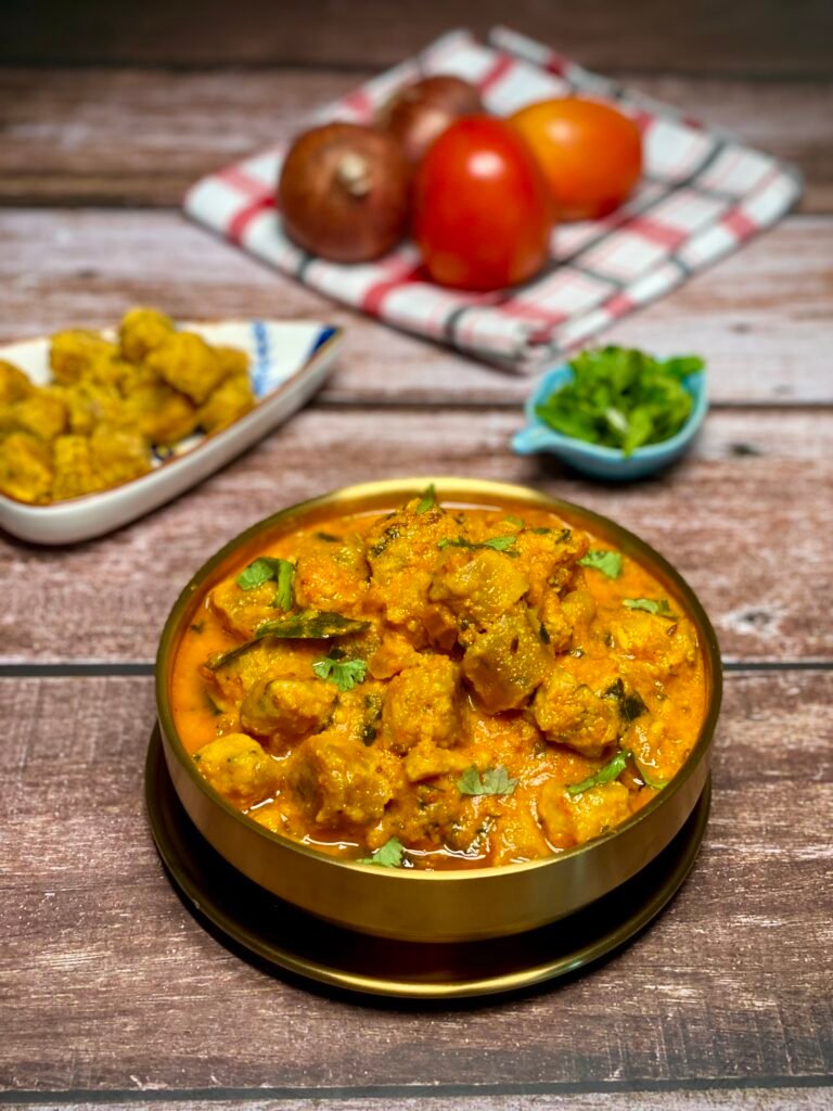 Gatte Ki Sabzi - Meghna Food Magic