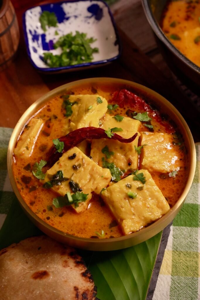 Gujarati Dhokli Nu Shak - Meghna Food Magic