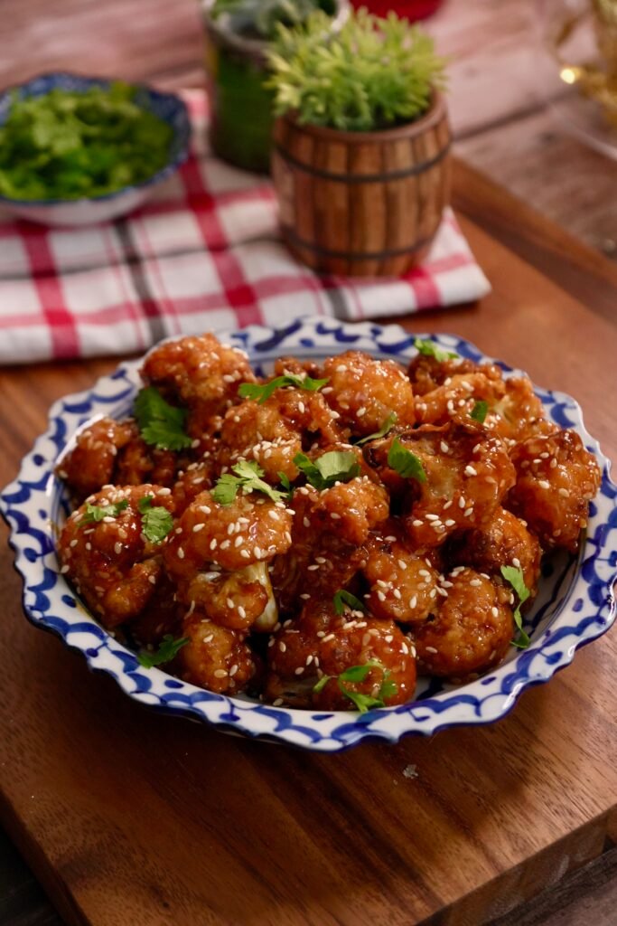Korean Crispy Cauliflower - Meghna Food Magic