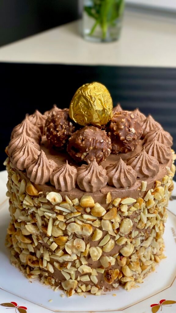 Hazelnut Chocolate Cake - Meghna Food Magic