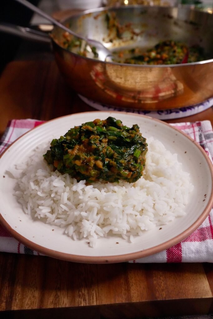 Palak Ulli Karam - Meghna Food Magic