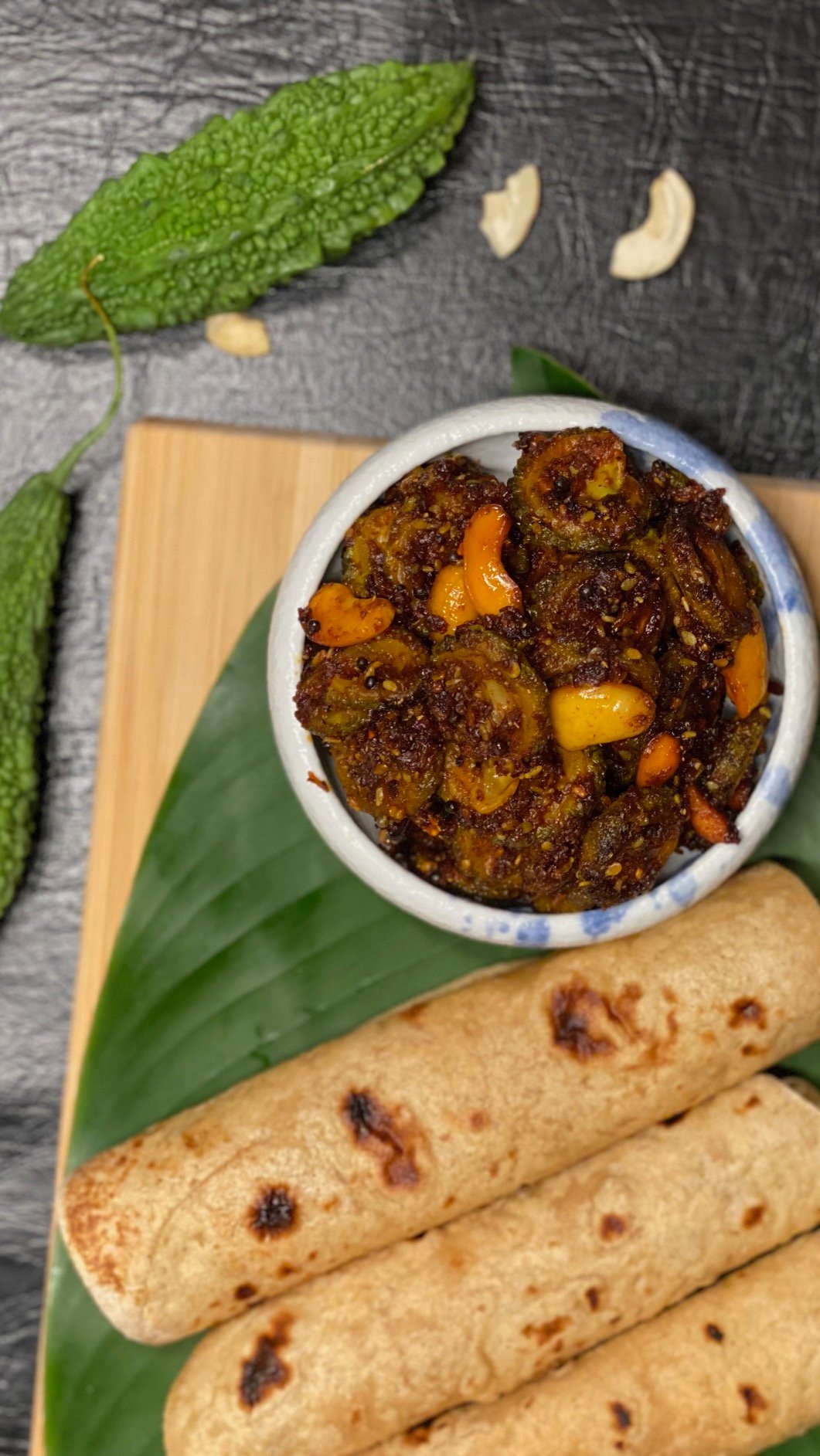 Kaju Karela Sabji - Meghna Food Magic