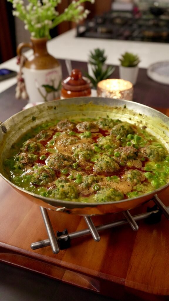 Methi Matar Muthiya Nu Shaak Recipe | Meghna's Food Magic