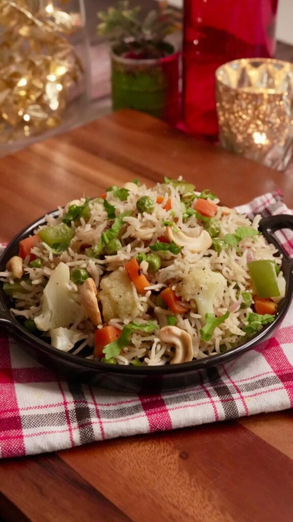 Mixed Veg Pulao - Meghna Food Magic