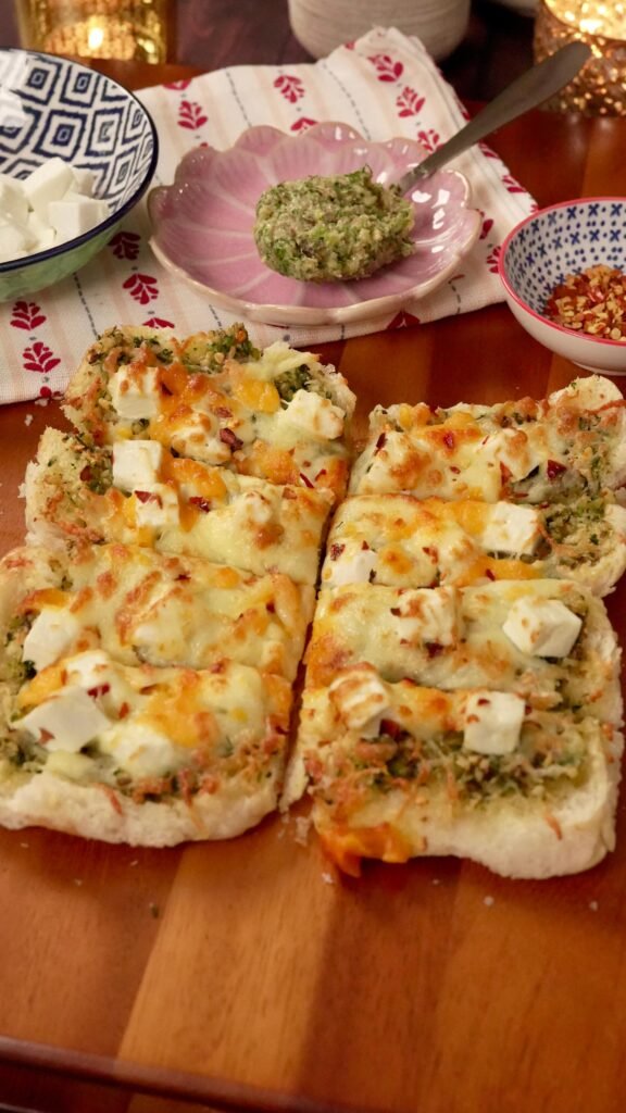 Cheesy Thecha Pav - Meghna Food Magic