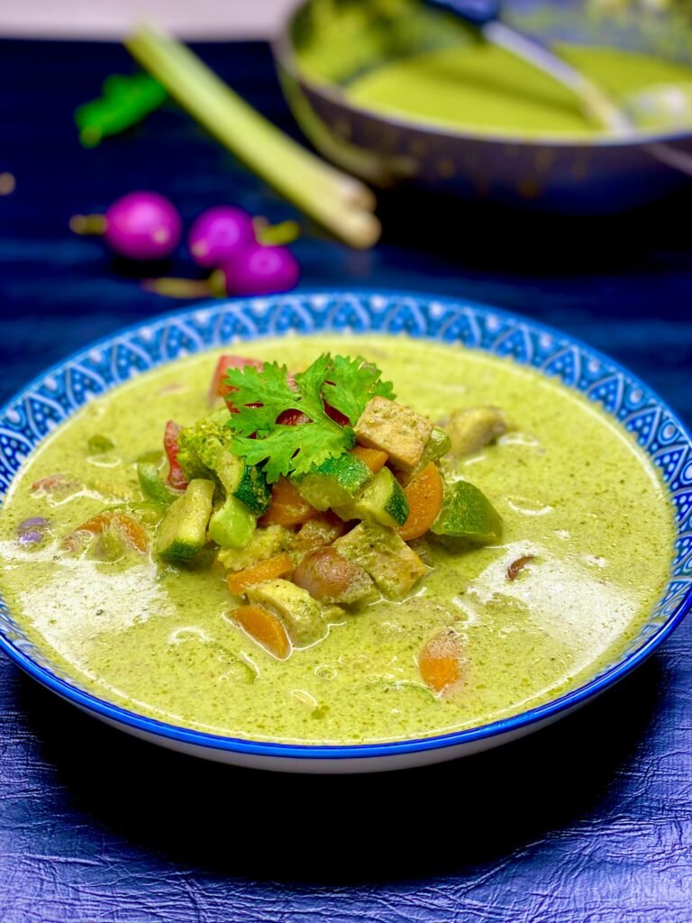 Veg Thai Green Curry - Meghna Food Magic