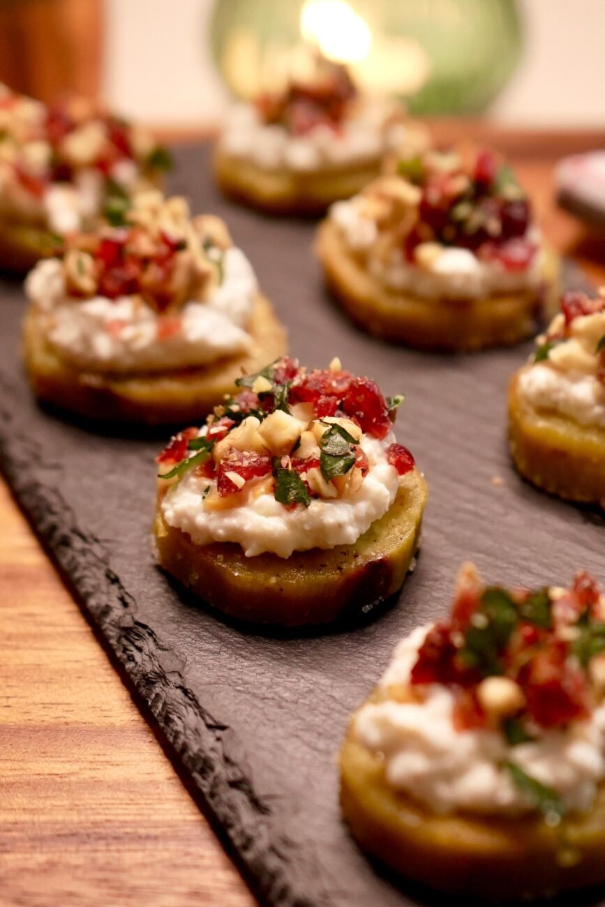 Sweet Potatoes Bruschetta