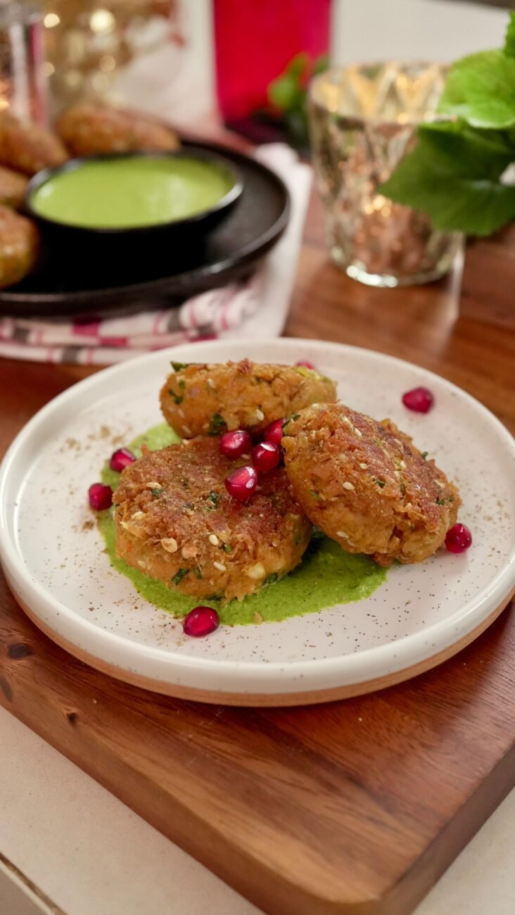 HIGH PROTEIN OATS SOYA TIKKI