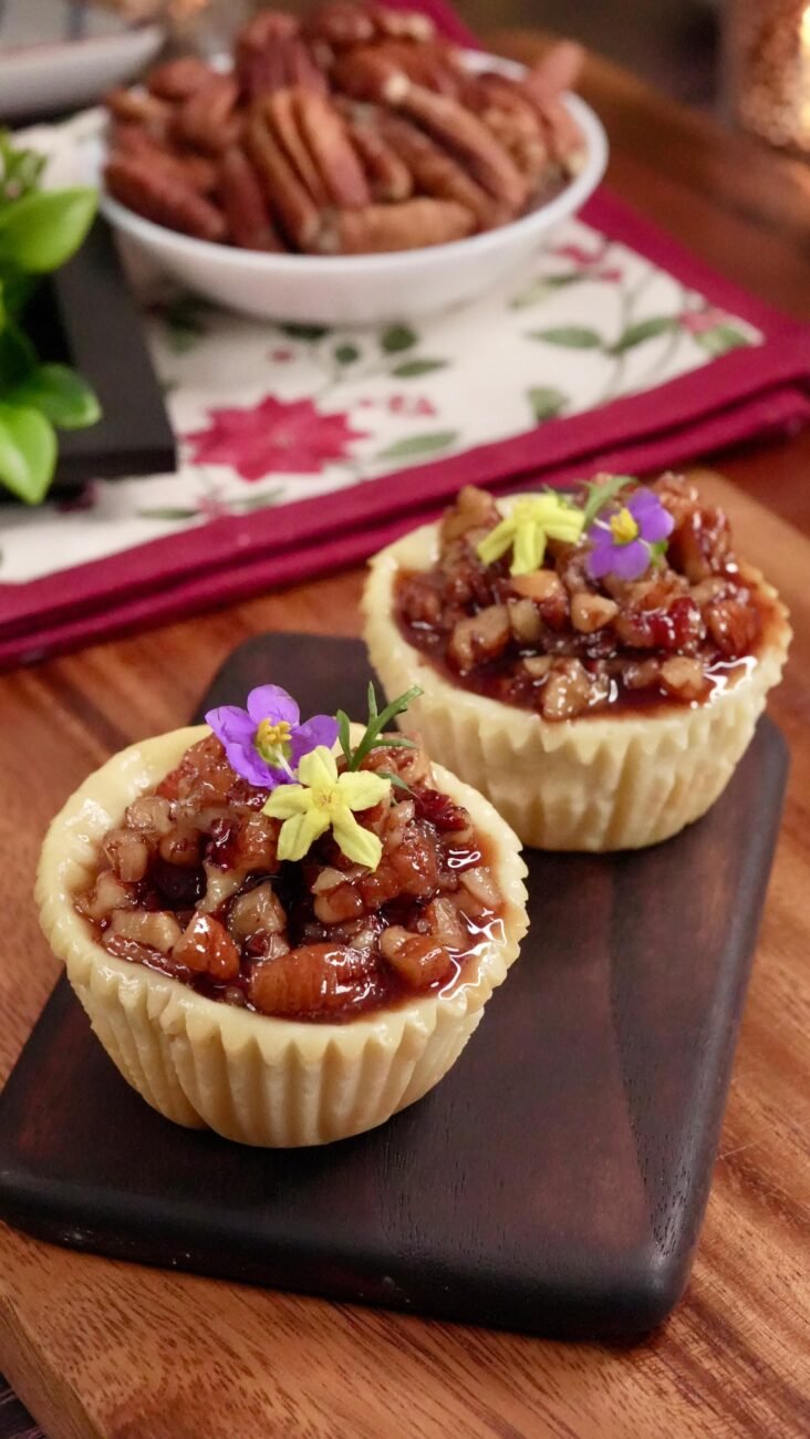 NO SUGAR HIGH PROTEIN PECAN CHEESECAKE