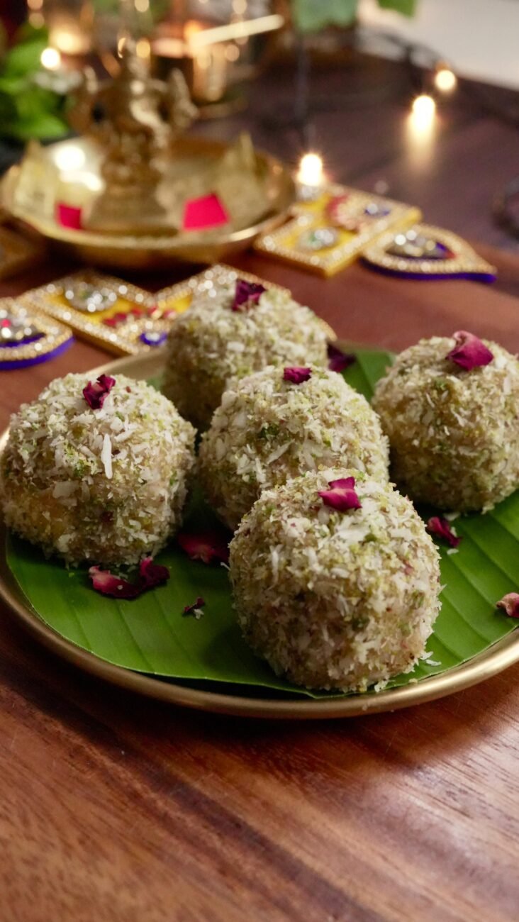 NO SUGAR FRESH COCONUT AND DATES  LADDOO
