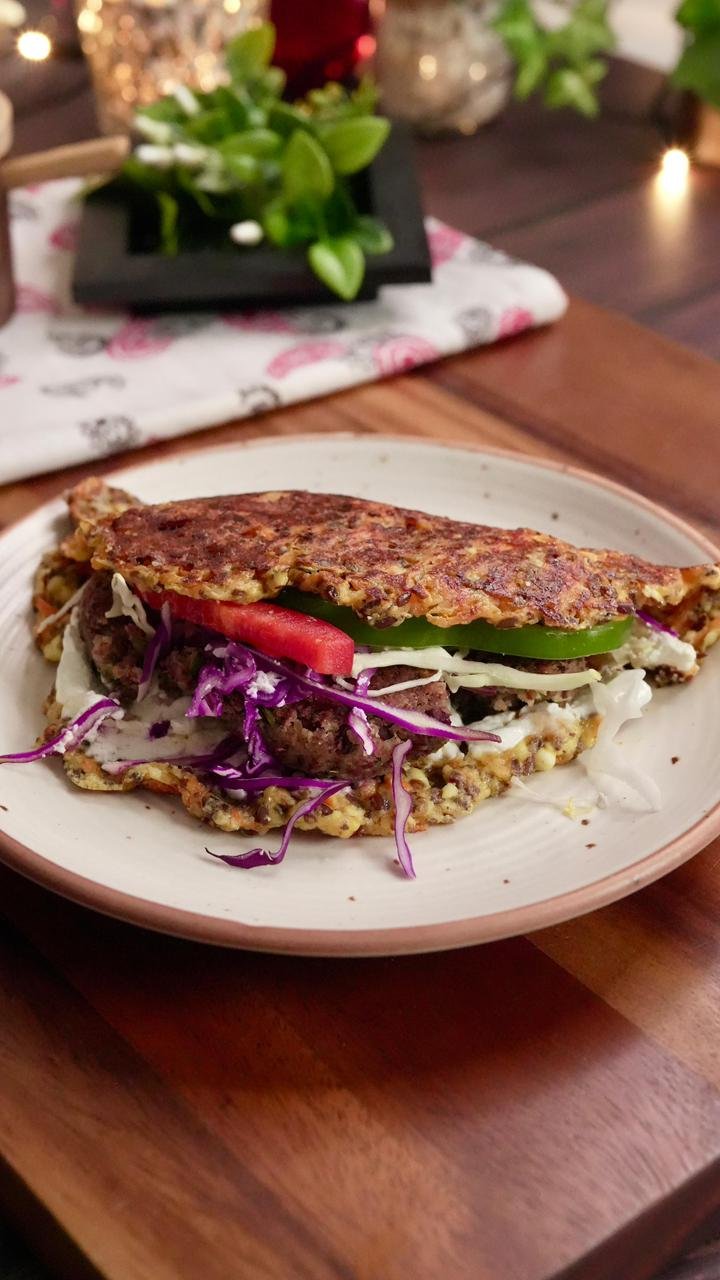 HIGH PROTEIN WEIGHT LOSS PANEER AND RAJMA WRAP