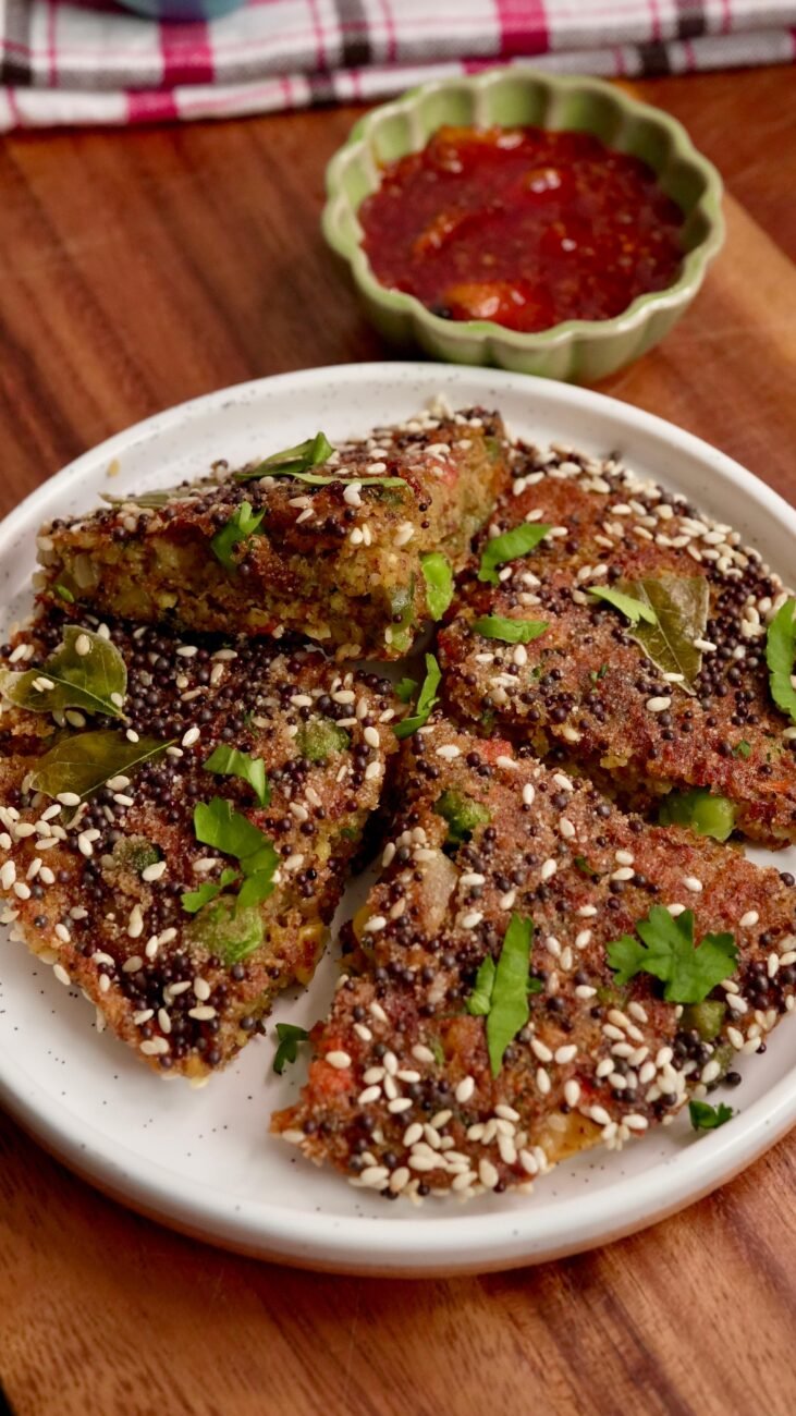 HIGH PROTEIN MILLET MOONG CHANA HANDVO