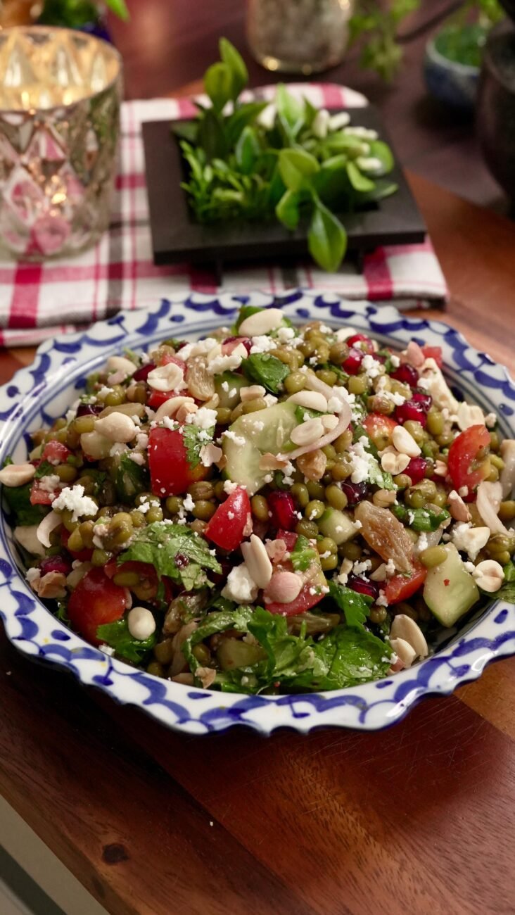 HIGH PROTEIN MOONG SALAD
