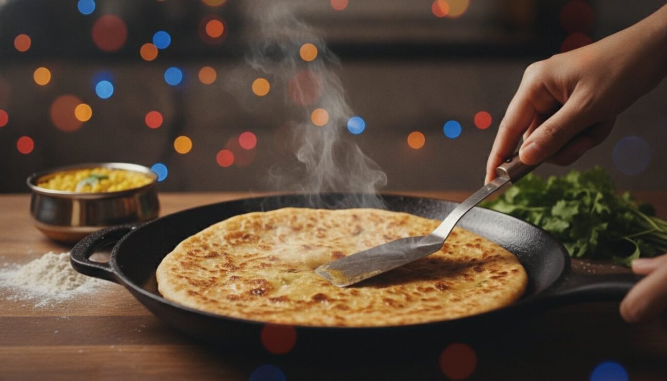 How to Make Crispy Parathas from Leftover Dal