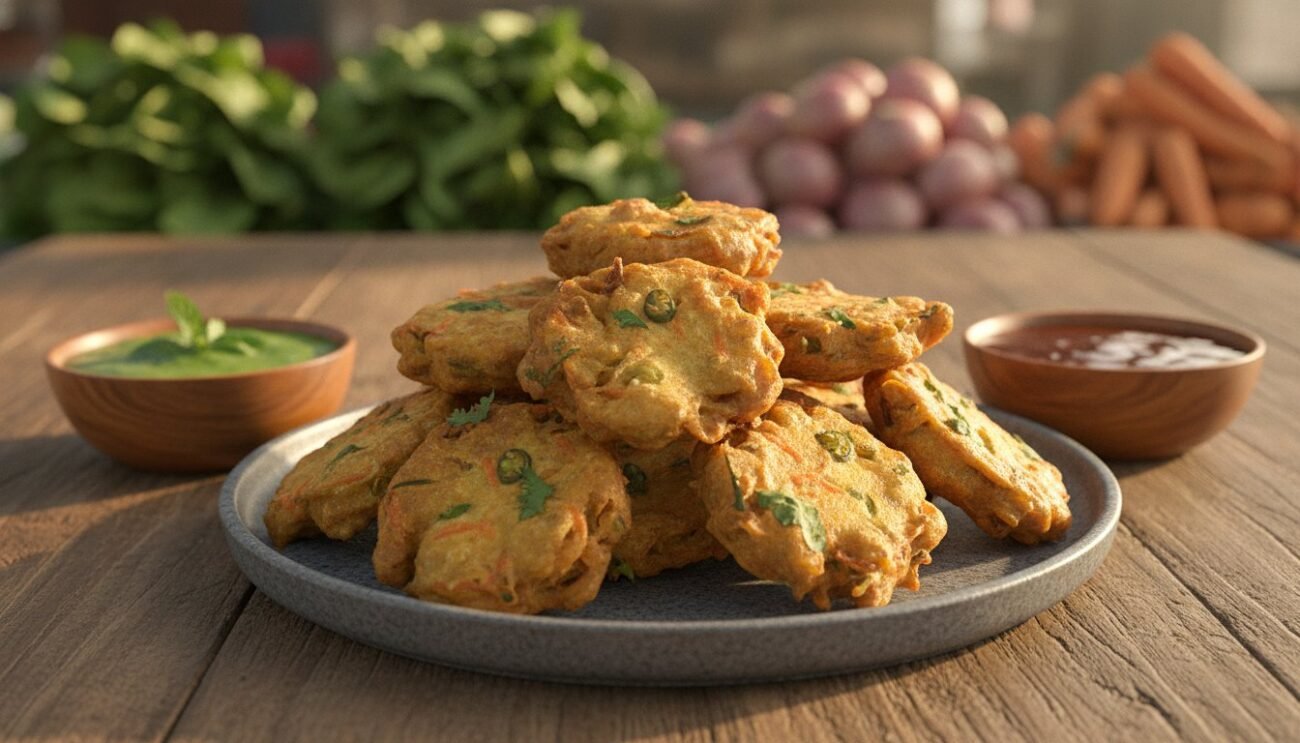 Crispy Air Fryer Vegetable Pakora: Healthy & Easy Recipe