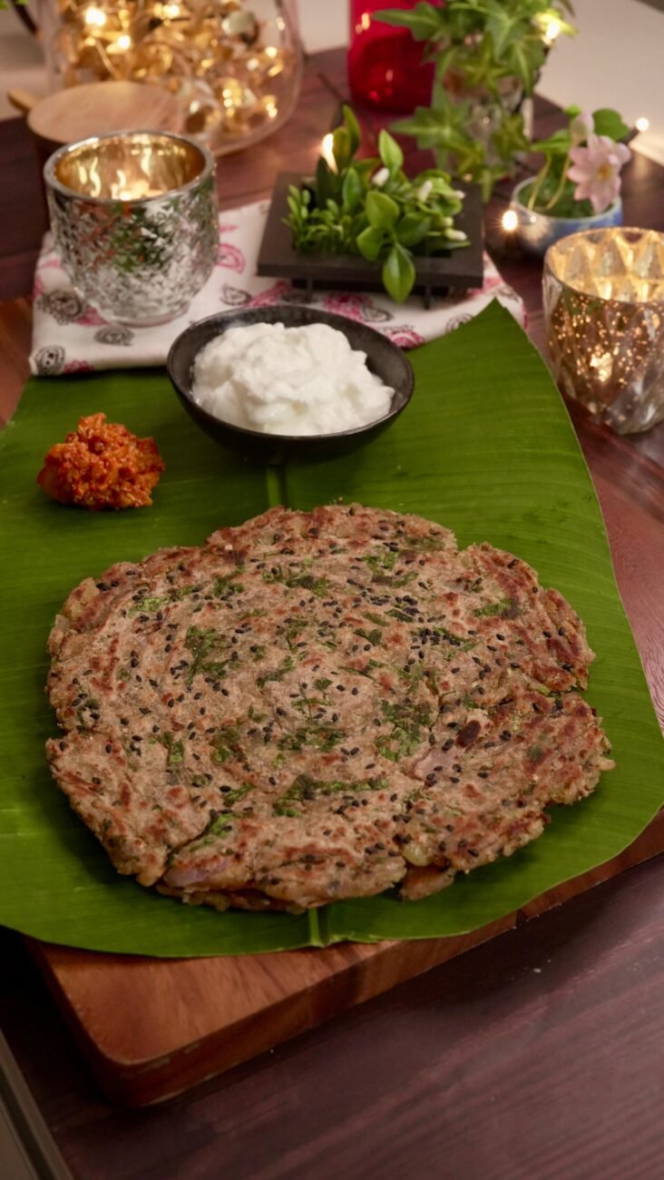Ragi Sweet Potato Paratha