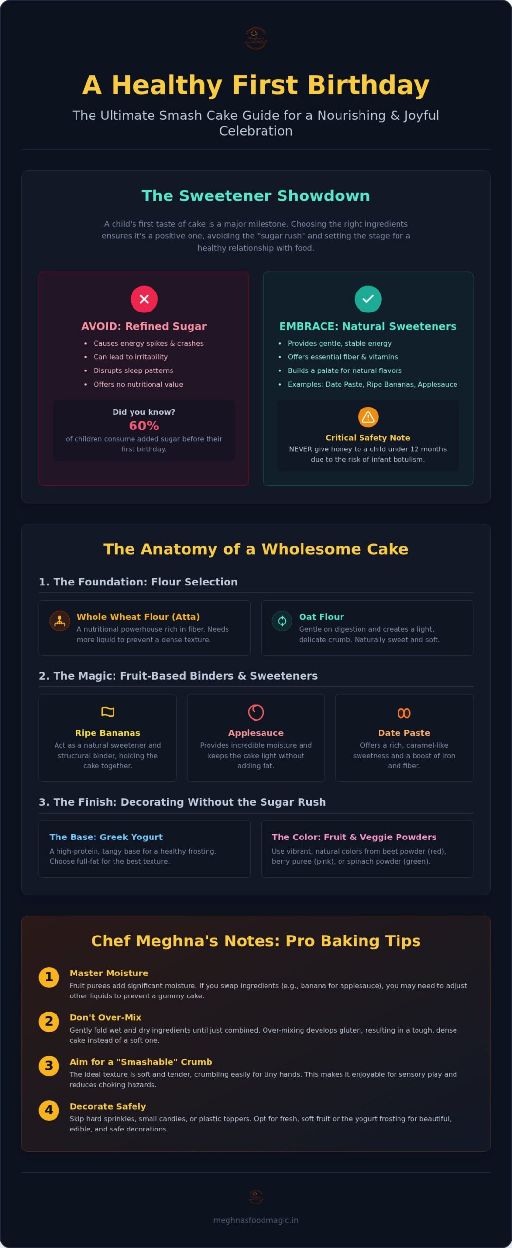Healthy Birthday Cake Recipe for 1 Year Old: Wholesome Smash Cake Templates
