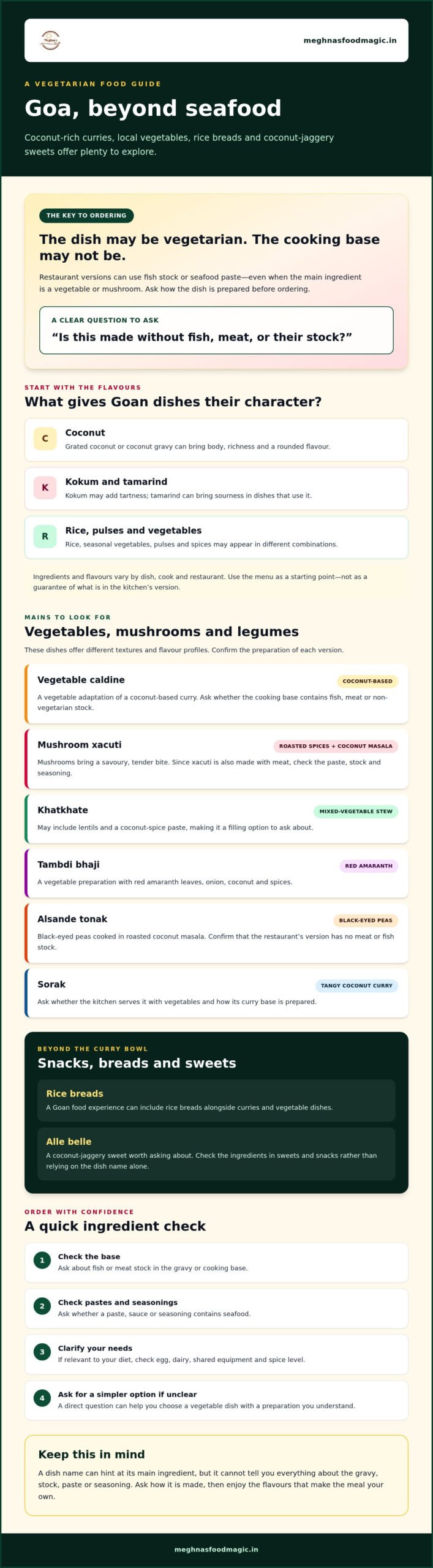Food to Eat in Goa for Vegetarians: Dishes, Snacks, and Recipes