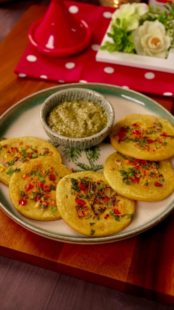 Moong Dal Soya Uttapam
