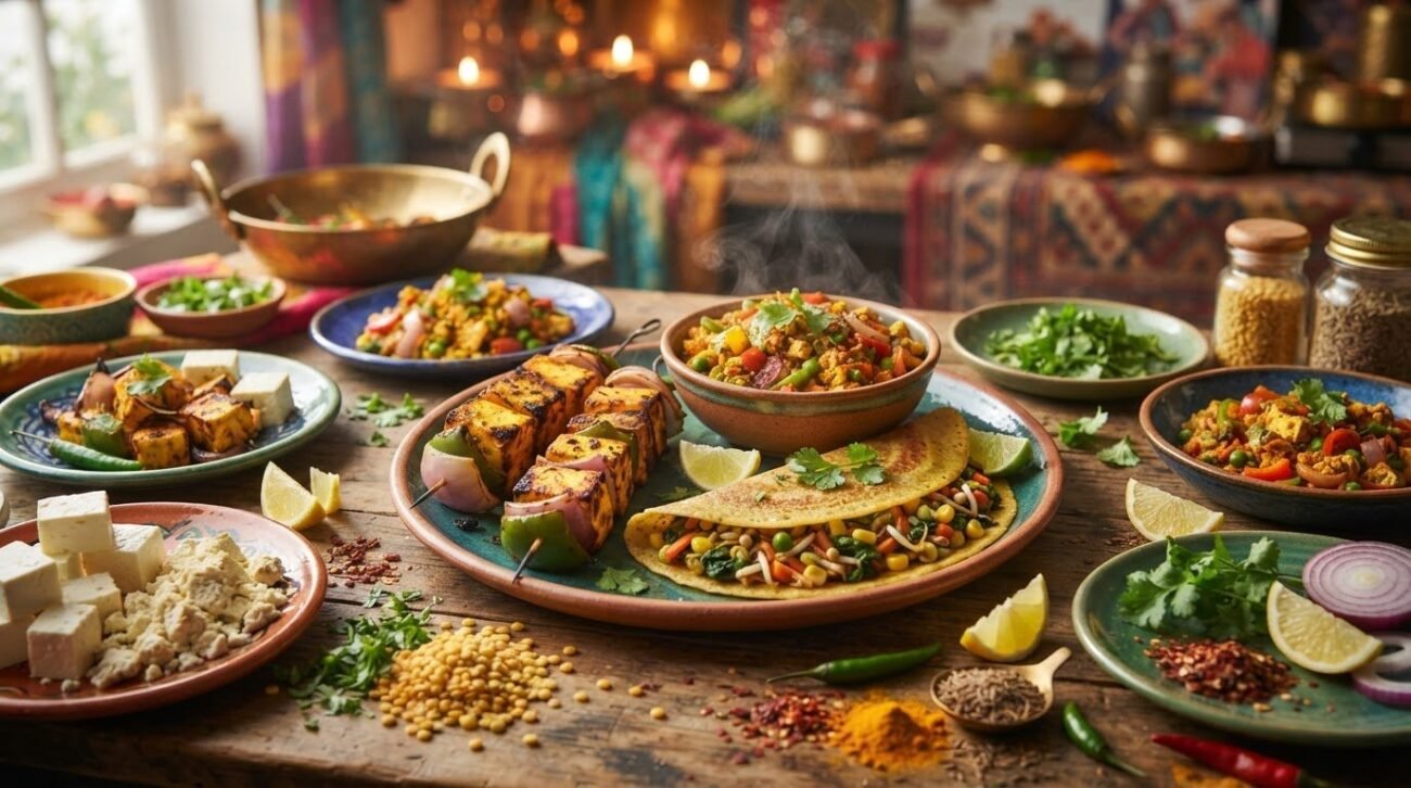 High-Protein, Low-Carb Indian Vegetarian Recipes: 3 Flavorful Ideas